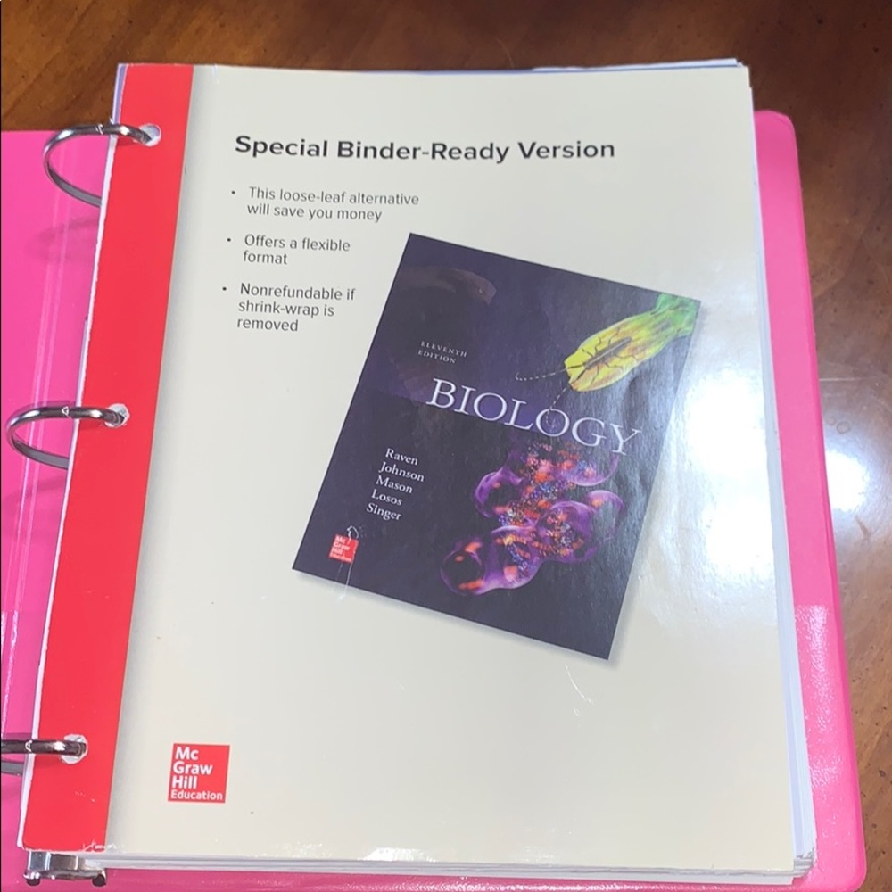 College Biology book